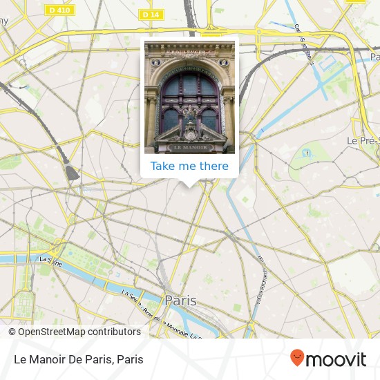 Le Manoir De Paris map