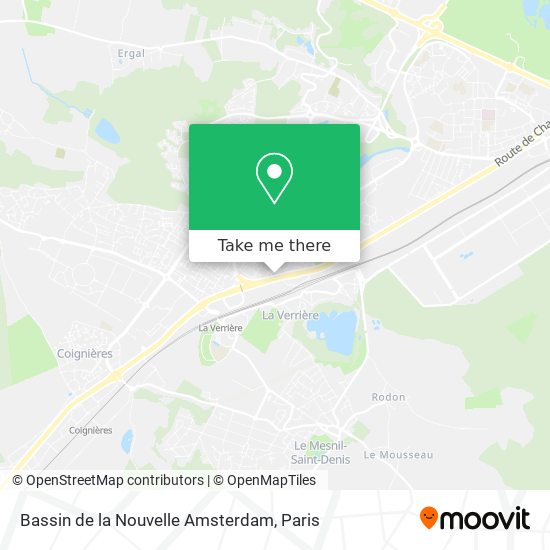Bassin de la Nouvelle Amsterdam map