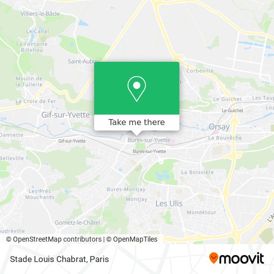 Mapa Stade Louis Chabrat
