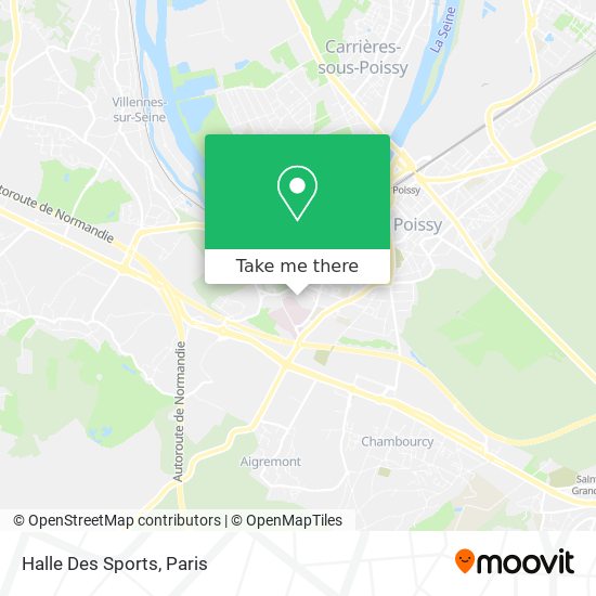 Halle Des Sports map
