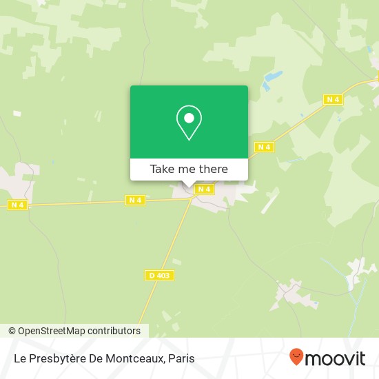 Le Presbytère De Montceaux map