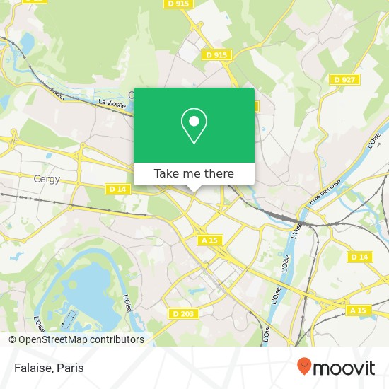 Mapa Falaise