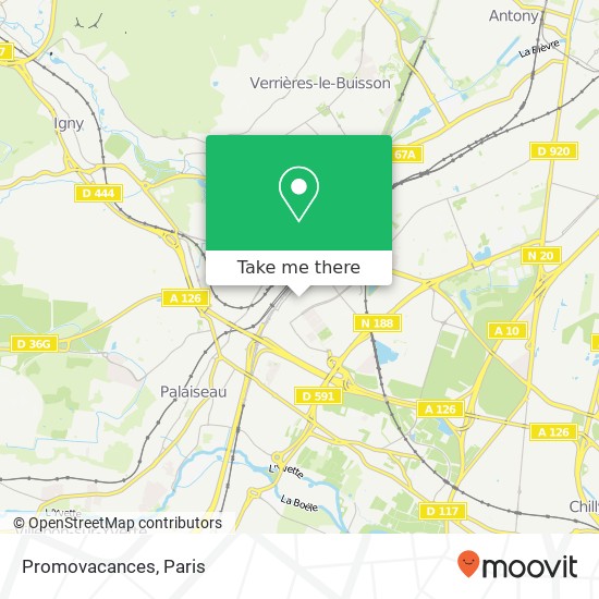 Promovacances map