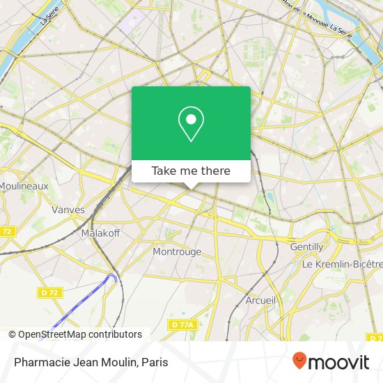 Pharmacie Jean Moulin map