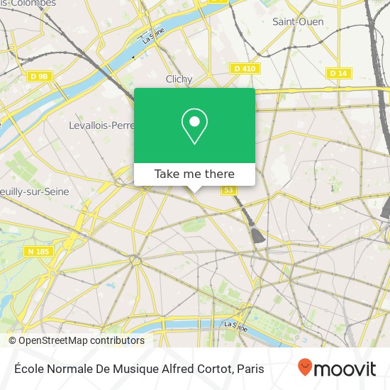 École Normale De Musique Alfred Cortot map