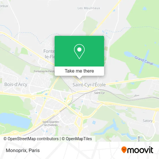 Monoprix map