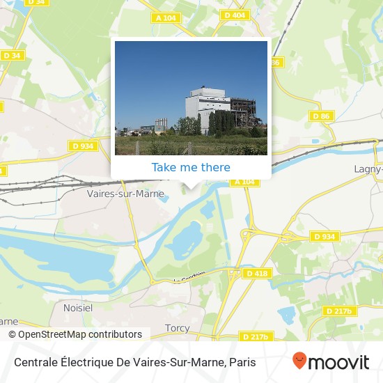 Centrale Électrique De Vaires-Sur-Marne map