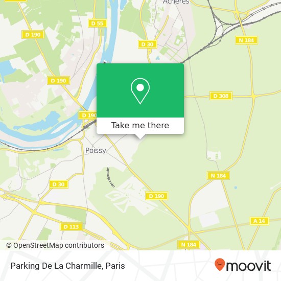 Mapa Parking De La Charmille