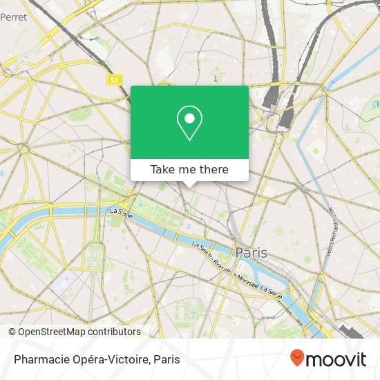 Pharmacie Opéra-Victoire map