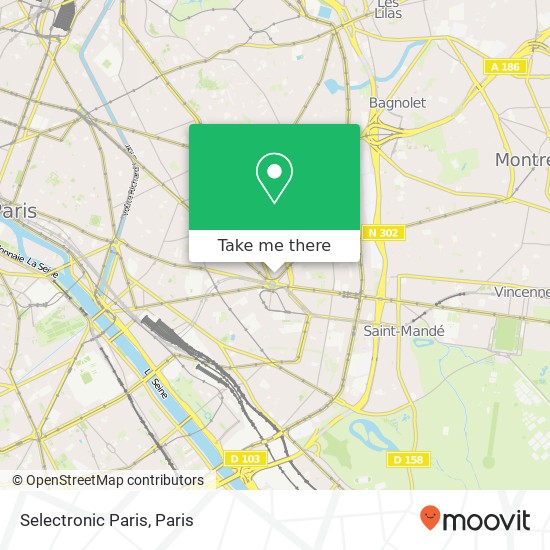 Selectronic Paris map