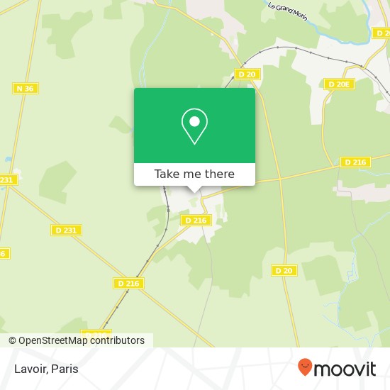 Mapa Lavoir