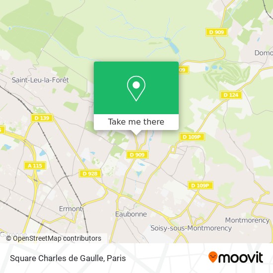 Square Charles de Gaulle map