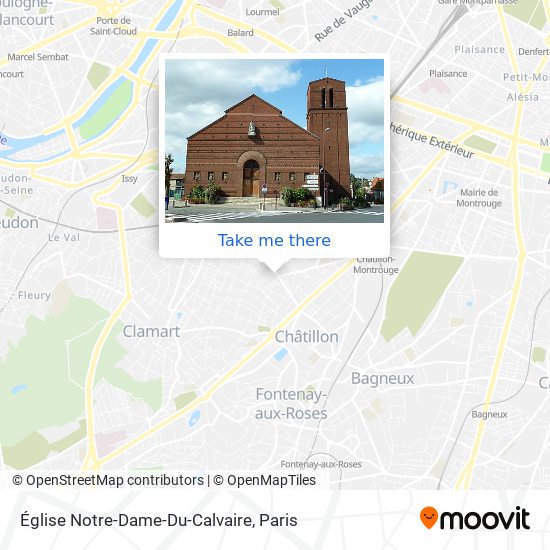 Mapa Église Notre-Dame-Du-Calvaire