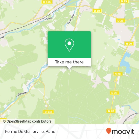 Ferme De Guillerville map