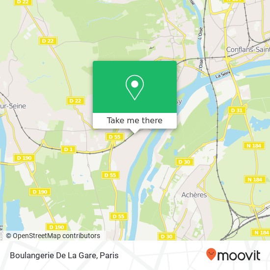 Mapa Boulangerie De La Gare
