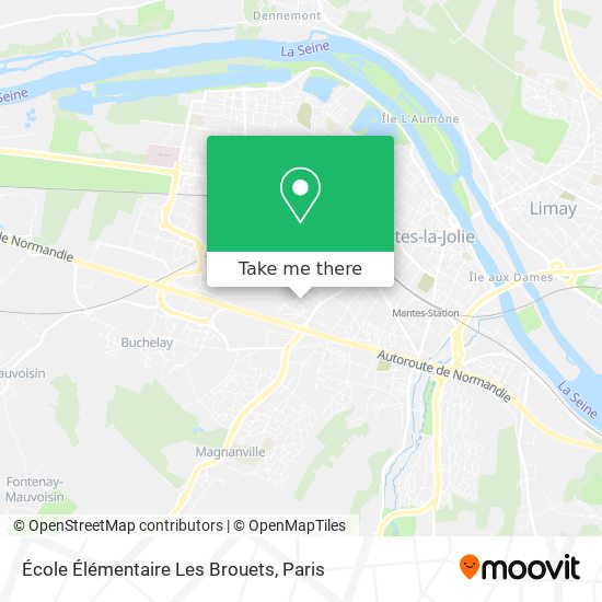 Mapa École Élémentaire Les Brouets