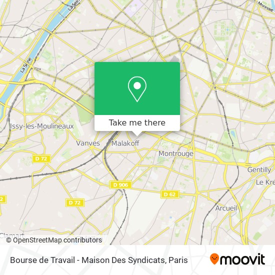 Bourse de Travail - Maison Des Syndicats map