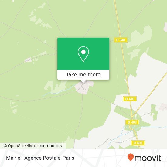 Mairie - Agence Postale map