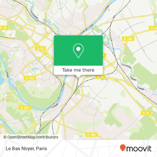 Le Bas Noyer map