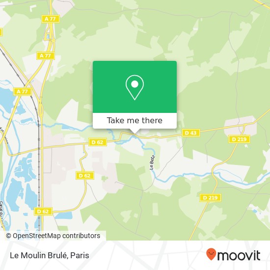 Le Moulin Brulé map