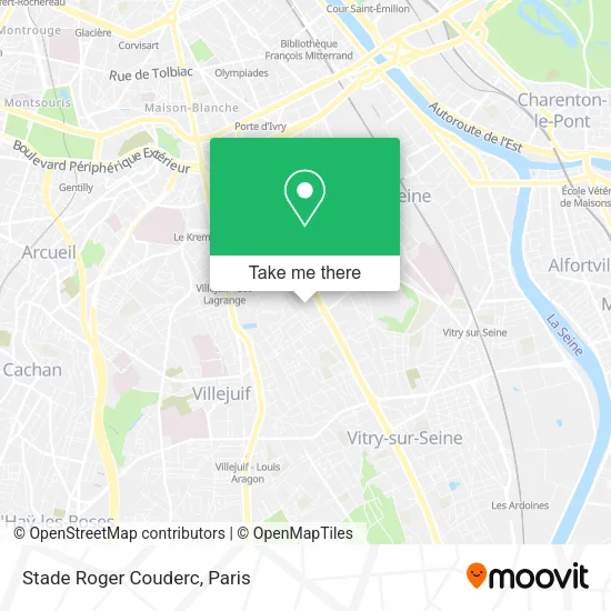 Stade Roger Couderc map