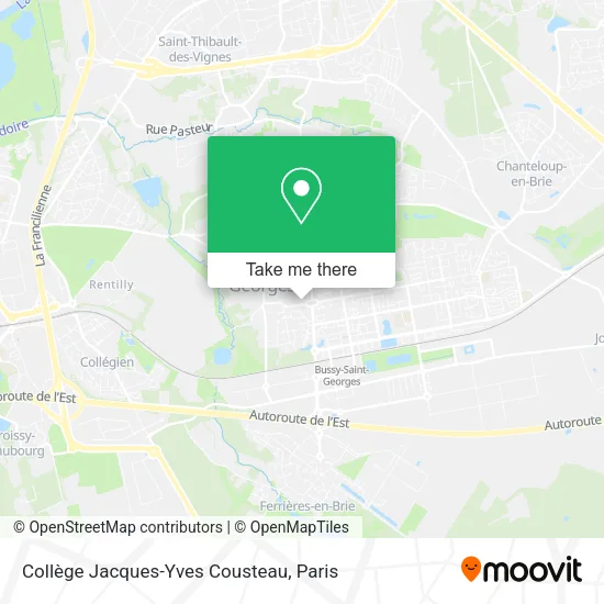 Collège Jacques-Yves Cousteau map