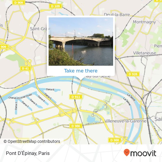 Pont D'Épinay map