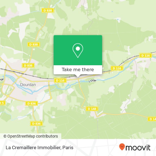 Mapa La Cremaillere Immobilier