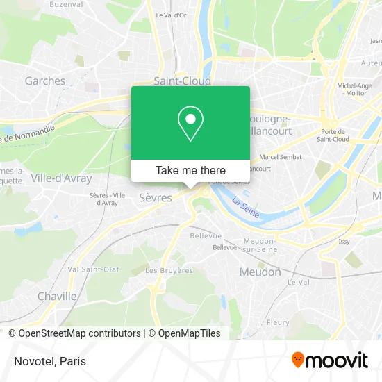 Novotel map