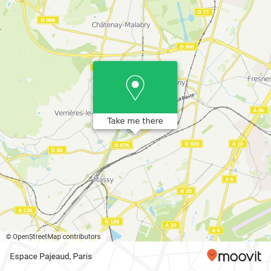 Espace Pajeaud map