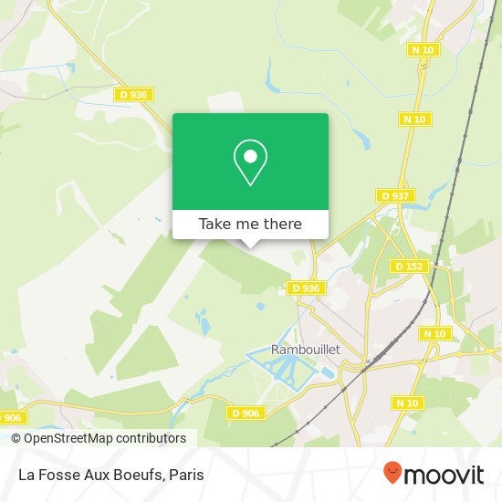 La Fosse Aux Boeufs map