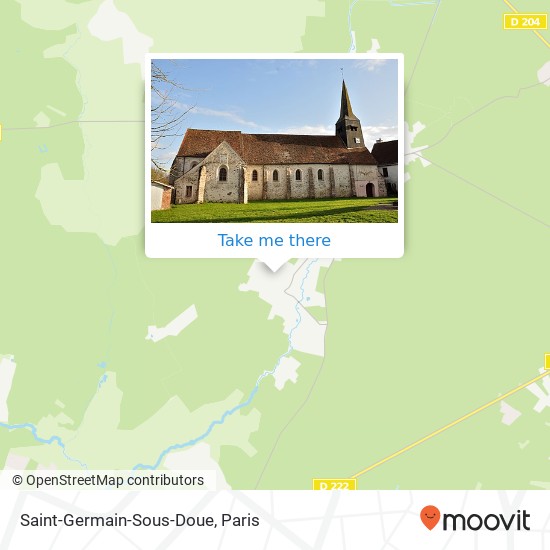 Mapa Saint-Germain-Sous-Doue