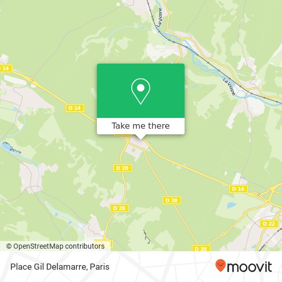 Place Gil Delamarre map