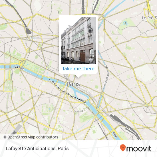 Lafayette Anticipations map