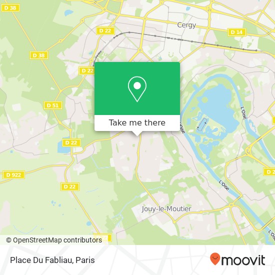 Mapa Place Du Fabliau