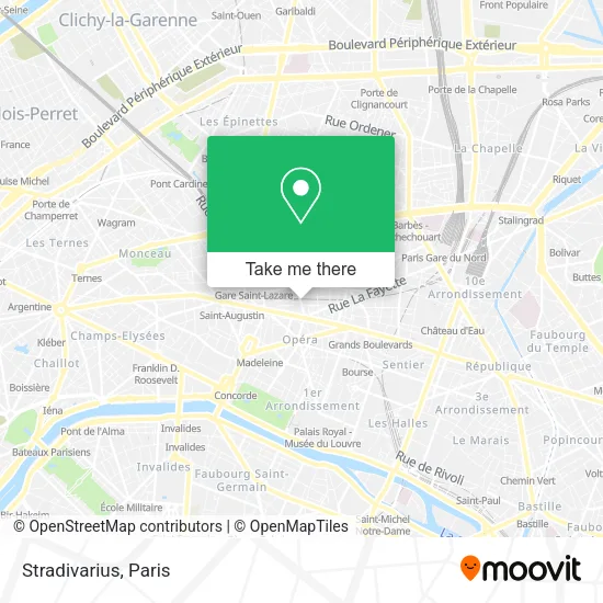 Stradivarius map