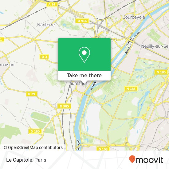 Le Capitole map