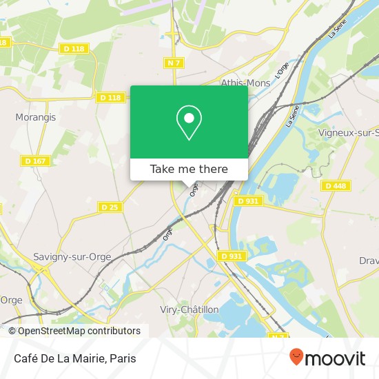 Café De La Mairie map