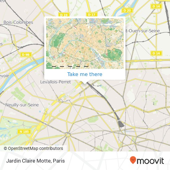 Mapa Jardin Claire Motte