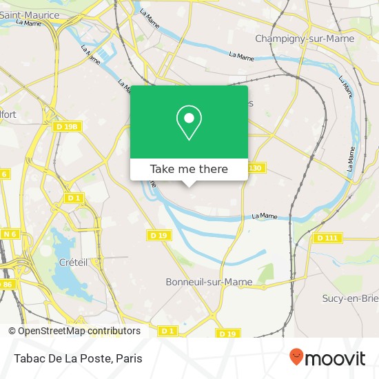 Tabac De La Poste map