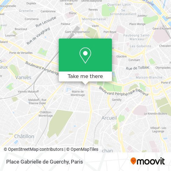Place Gabrielle de Guerchy map