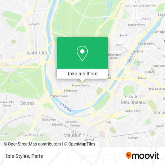 Ibis Styles map