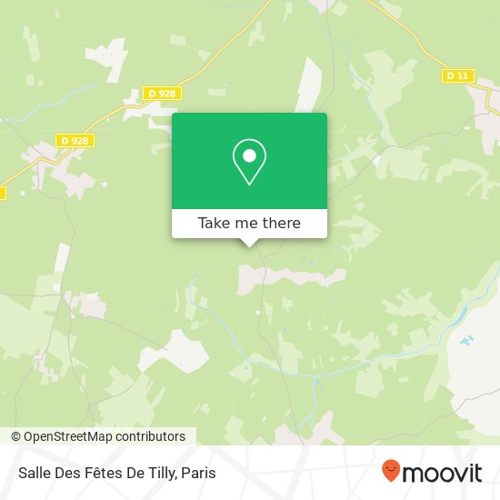 Salle Des Fêtes De Tilly map