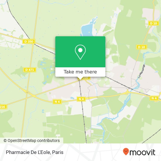 Mapa Pharmacie De L'Eole