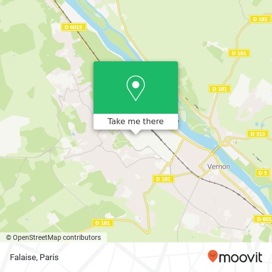 Mapa Falaise