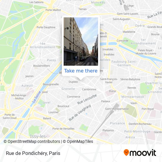 Rue de Pondichéry map
