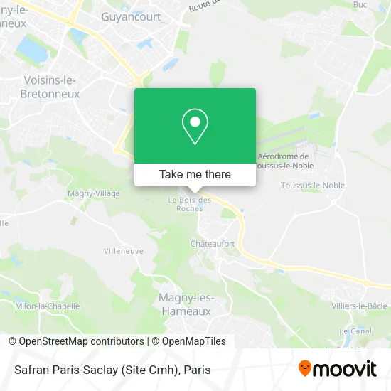 Safran Paris-Saclay (Site Cmh) map