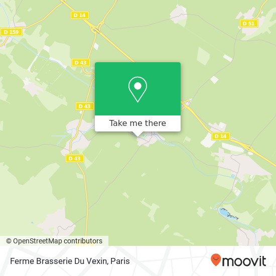 Ferme Brasserie Du Vexin map