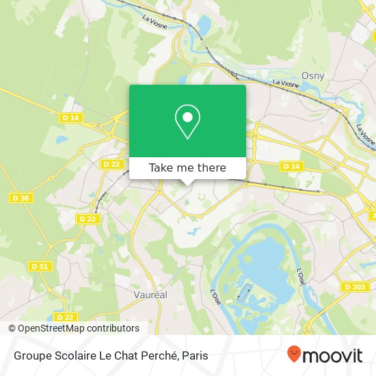 Mapa Groupe Scolaire Le Chat Perché