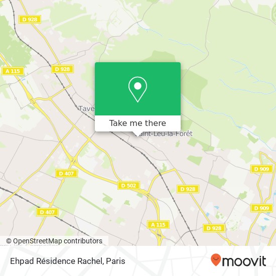 Ehpad Résidence Rachel map